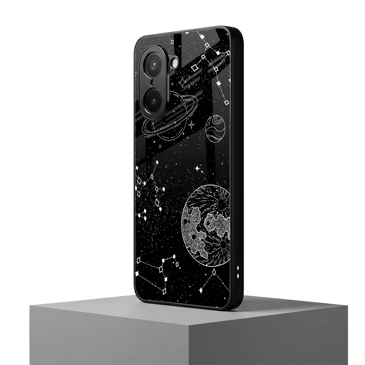 Stellar Voyage oneplus nord ce5 5g mobile cover | shockproof glass phone case