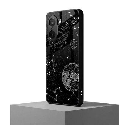 Stellar Voyage oneplus nord ce5 5g mobile cover | shockproof glass phone case