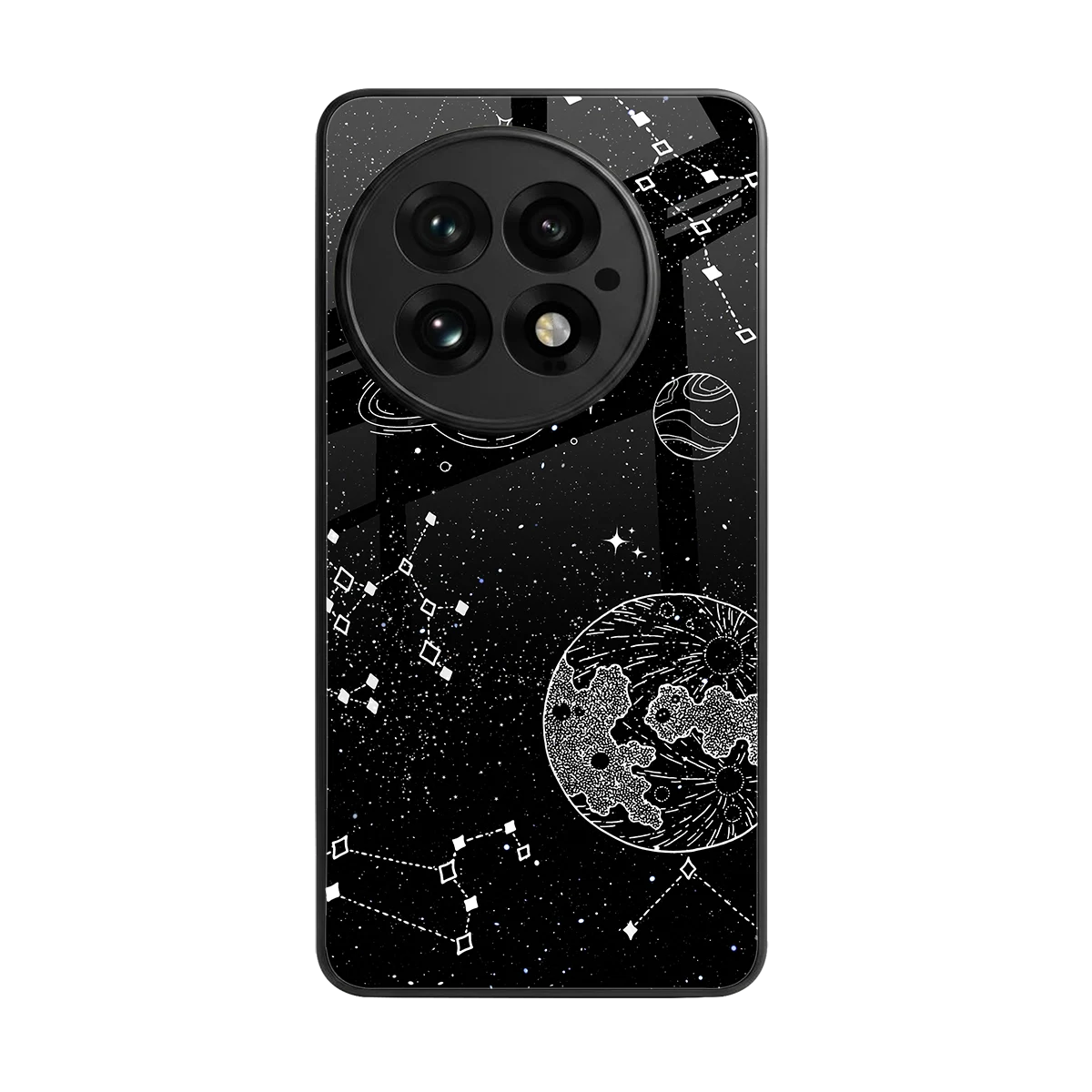 Stellar Voyage back phone cover | glass case for oneplus 13