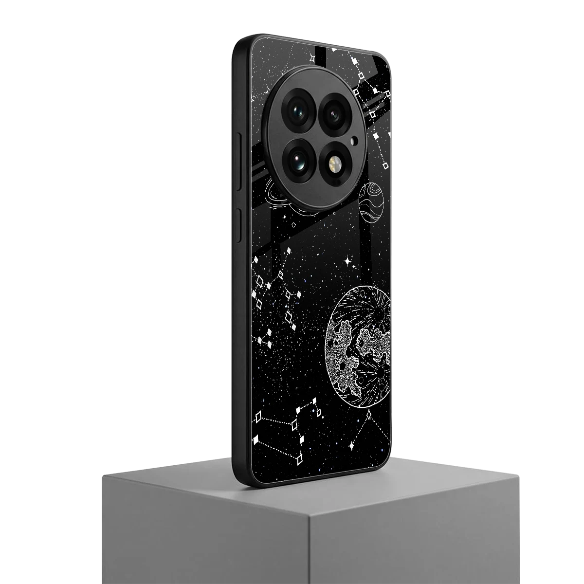 Stellar Voyage oneplus 13 mobile cover | shockproof glass phone case