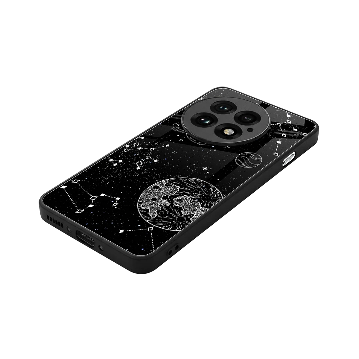 Stellar Voyage stylish phone case for oneplus 13 | glossy glass and slim fit