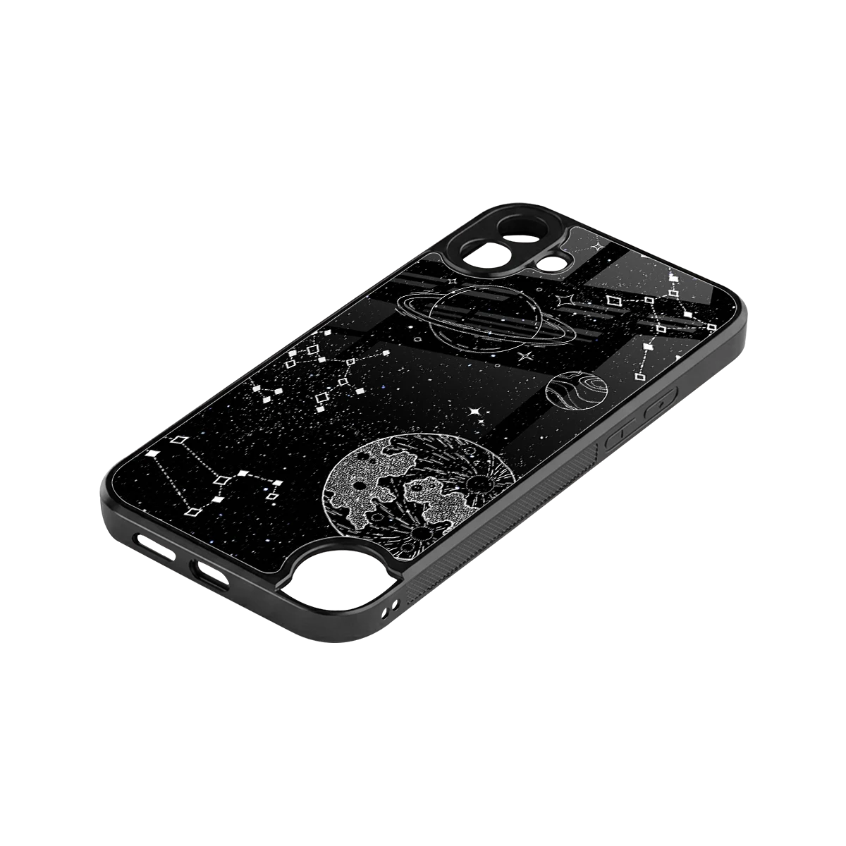Stellar Voyage stylish phone case for cmf nothing phone 1 | glossy glass and slim fit