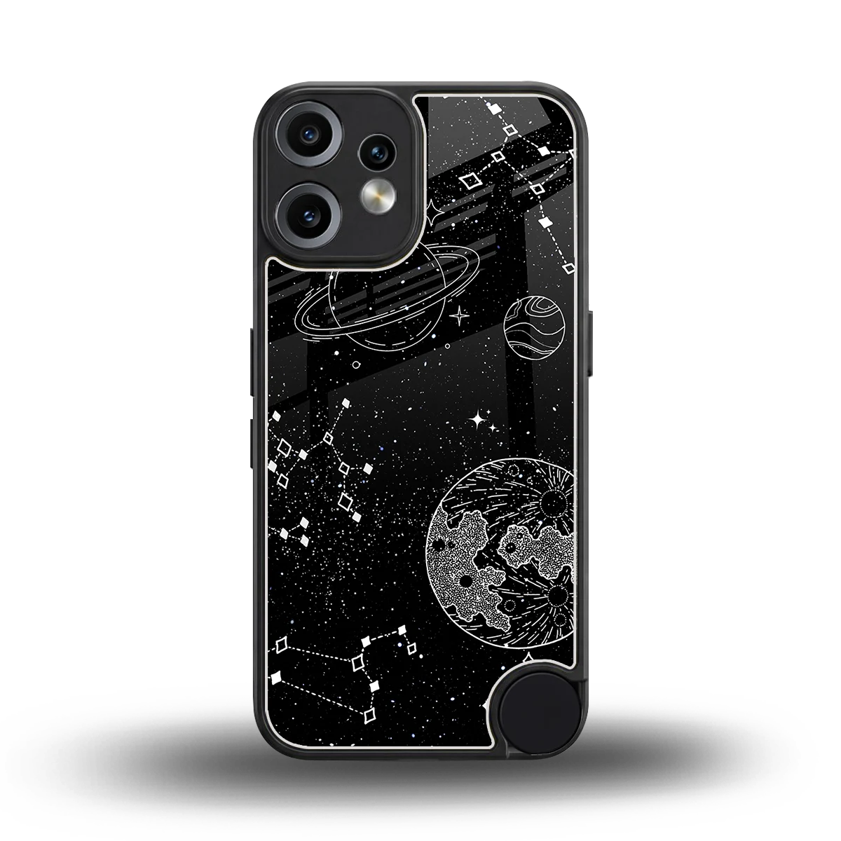 Stellar Voyage back phone cover | glass case for cmf nothing phone 2 pro