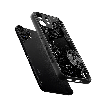 Stellar Voyage sleek cmf nothing phone 2 pro cover with tempered glass back and TPU edges