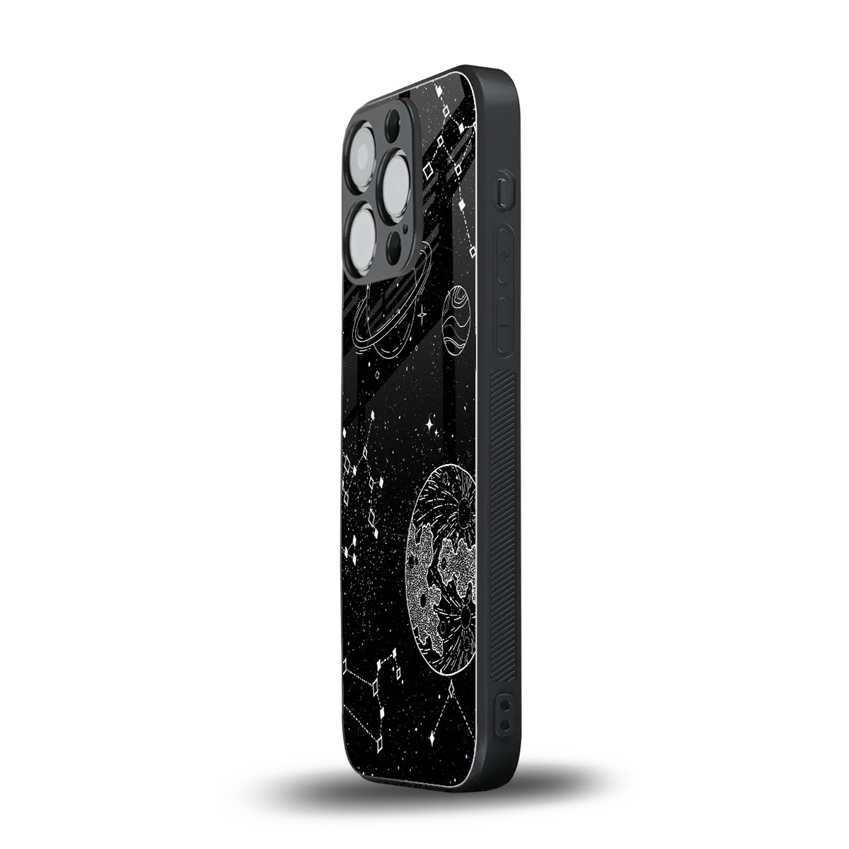 Stellar Voyage iphone 13 pro mobile cover | shockproof glass phone case
