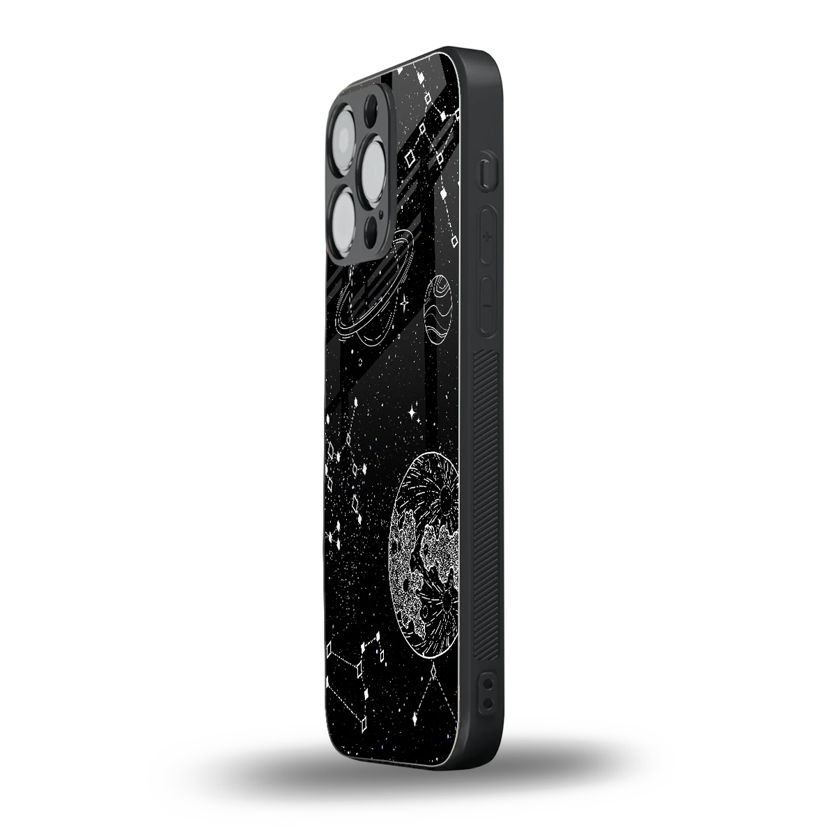 Stellar Voyage iphone 15 pro max mobile cover | shockproof glass phone case