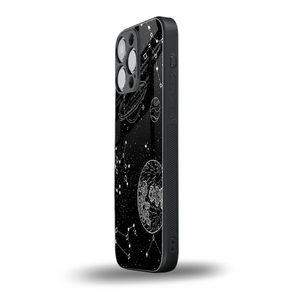 Stellar Voyage iphone 16 pro max mobile cover | shockproof glass phone case