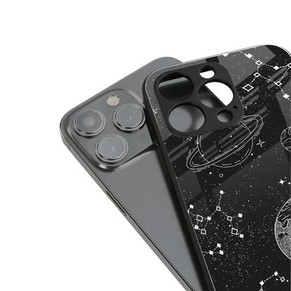 Stellar Voyage stylish phone case for iphone 16 pro max | glossy glass and slim fit