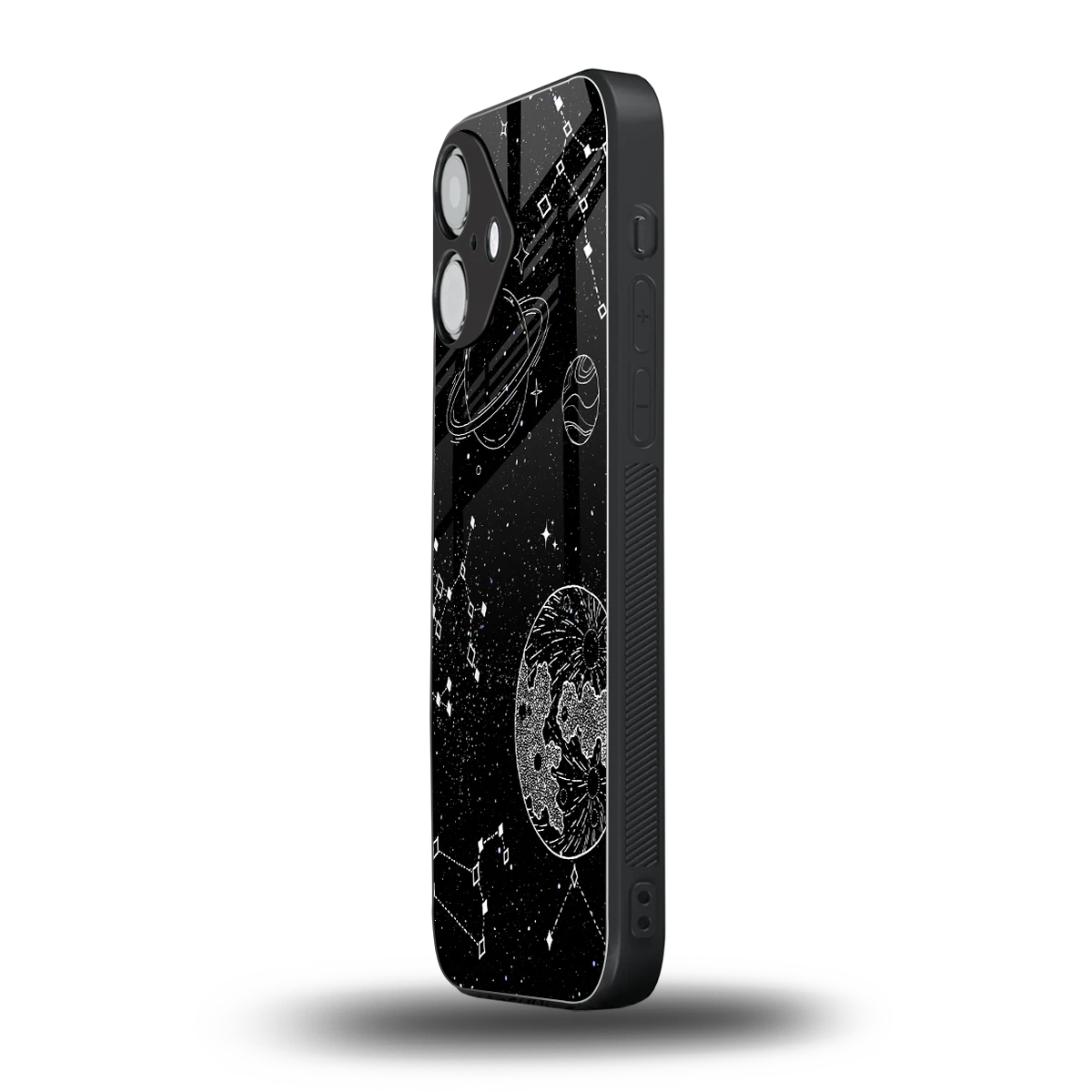 Stellar Voyage iPhone 16 mobile cover | shockproof glass phone case
