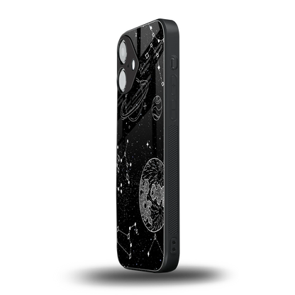 Stellar Voyage iPhone 16 mobile cover | shockproof glass phone case
