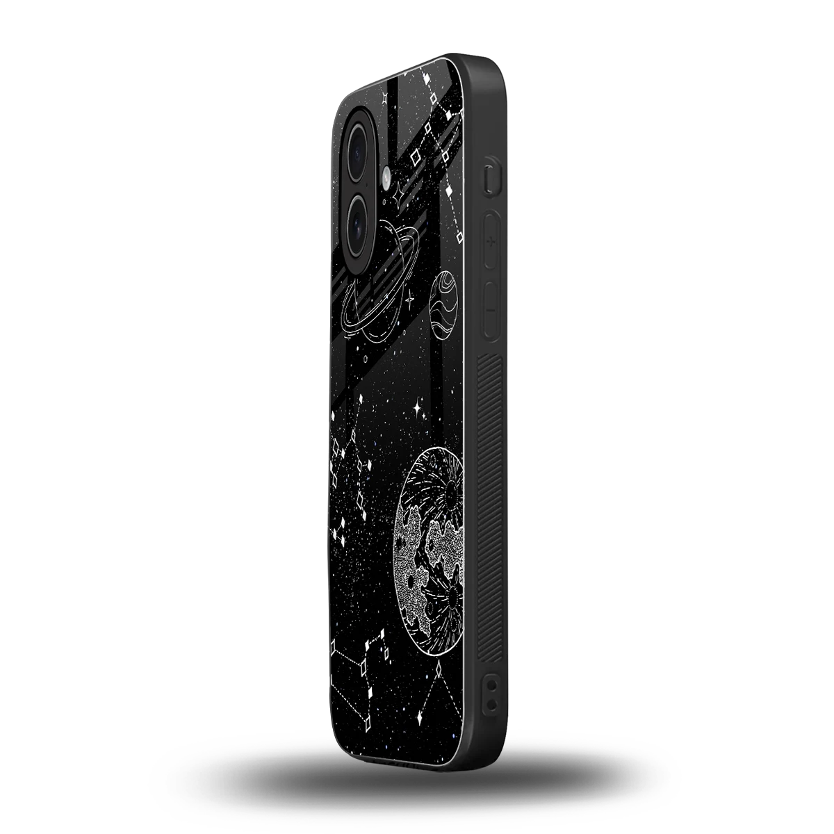 Stellar Voyage iphone 17 mobile cover | shockproof glass phone case