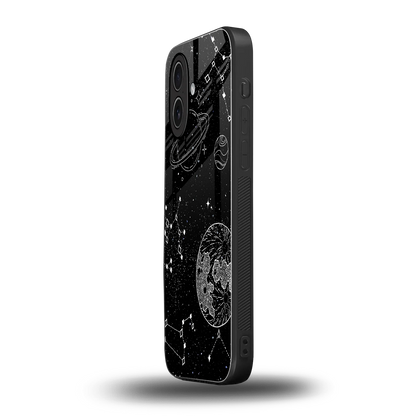 Stellar Voyage iphone 17 mobile cover | shockproof glass phone case
