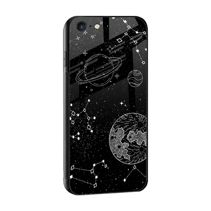 Stellar Voyage sleek iphone 6 cover with tempered glass back and TPU edges
