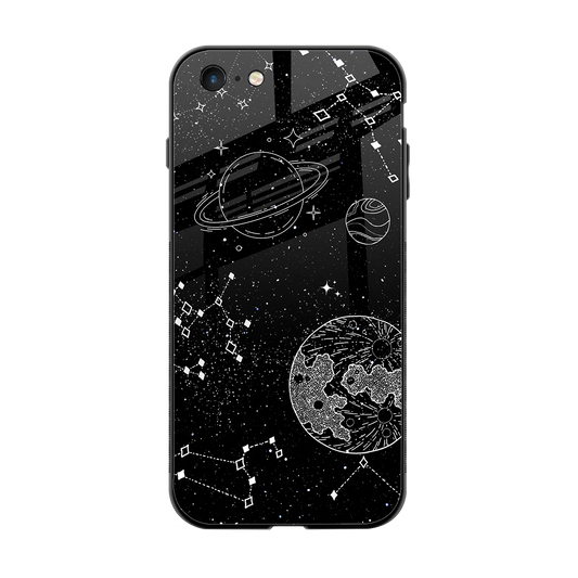 Stellar Voyage back phone cover | glass case for iphone 6s plus