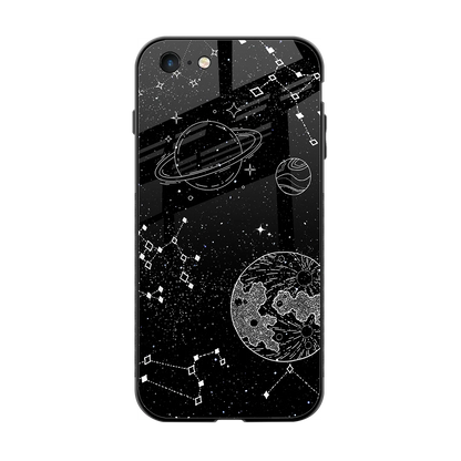 Stellar Voyage back phone cover | glass case for iphone 6s