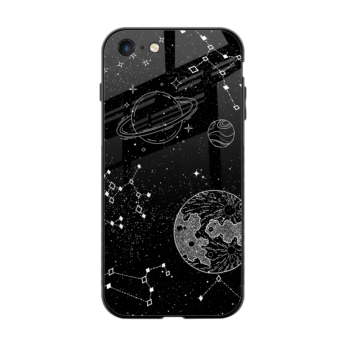 Stellar Voyage back phone cover | glass case for iphone 7