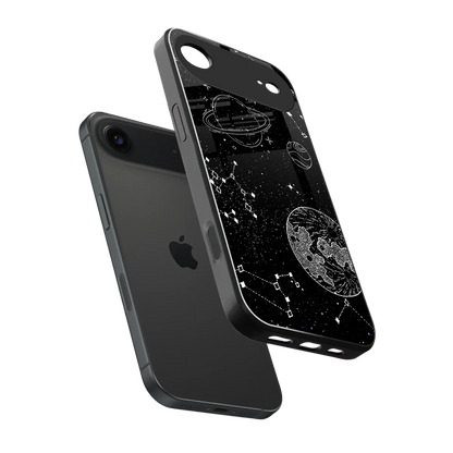 Stellar Voyage sleek iphone air cover with tempered glass back and TPU edges