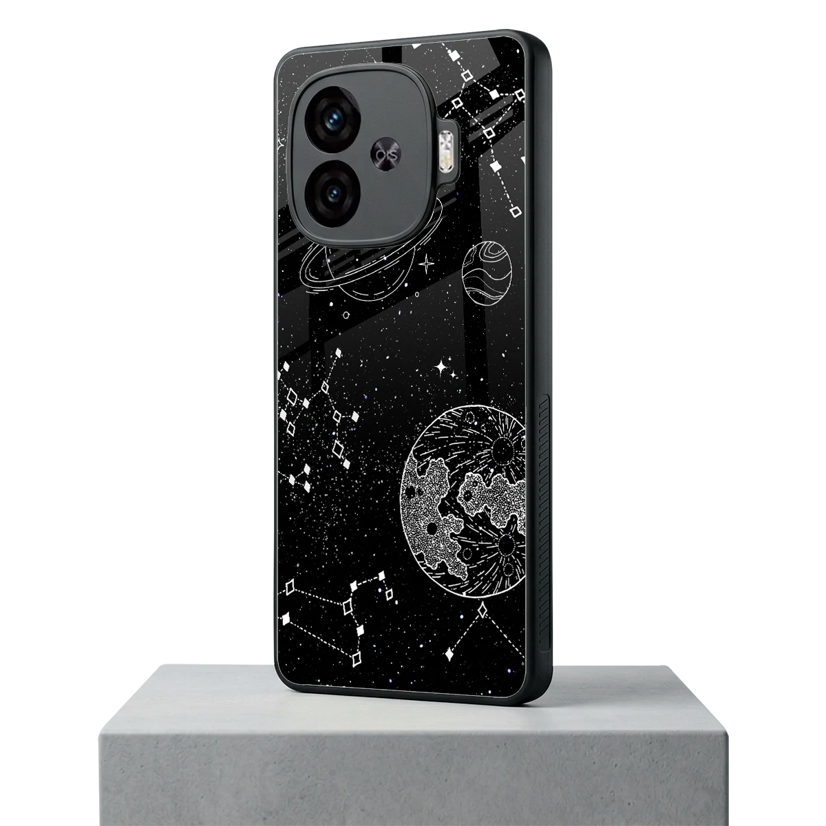 Stellar Voyage iqoo neo 10r 5g mobile cover | shockproof glass phone case