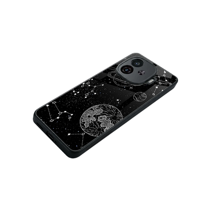Stellar Voyage stylish phone case for iqoo neo 10r 5g | glossy glass and slim fit