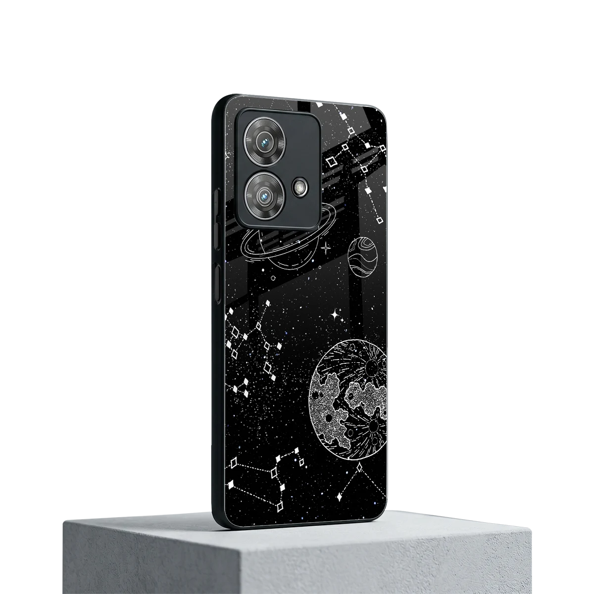 Stellar Voyage motorola edge 40 neo 5g mobile cover | shockproof glass phone case