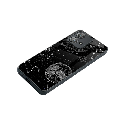 Stellar Voyage stylish phone case for motorola edge 40 neo 5g | glossy glass and slim fit