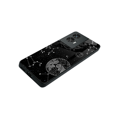 Stellar Voyage stylish phone case for motorola edge 50 fusion | glossy glass and slim fit