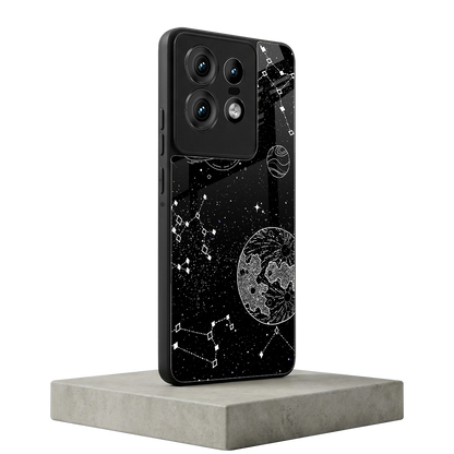 Stellar Voyage motorola edge 50 pro mobile cover | shockproof glass phone case