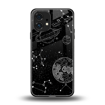 Stellar Voyage back phone cover | glass case for nothing phone 1