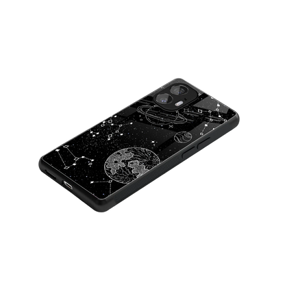 Stellar Voyage stylish phone case for nothing phone 2 | glossy glass and slim fit