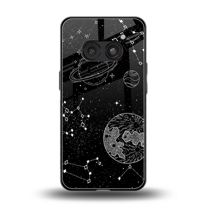 Stellar Voyage back phone cover | glass case for nothing phone 2a