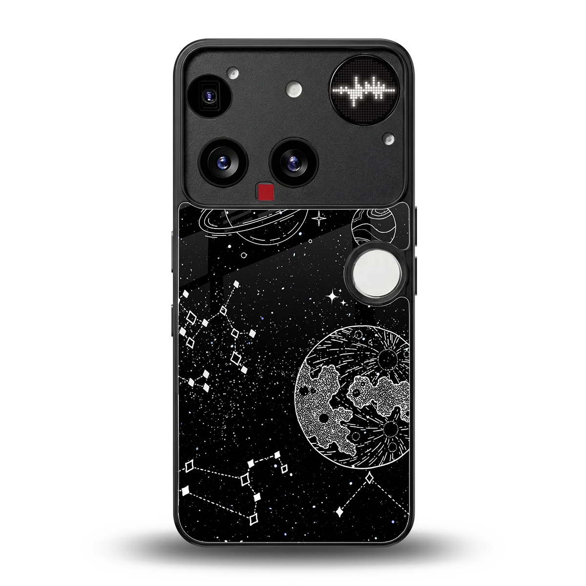 Stellar Voyage back phone cover | glass case for nothing phone 3