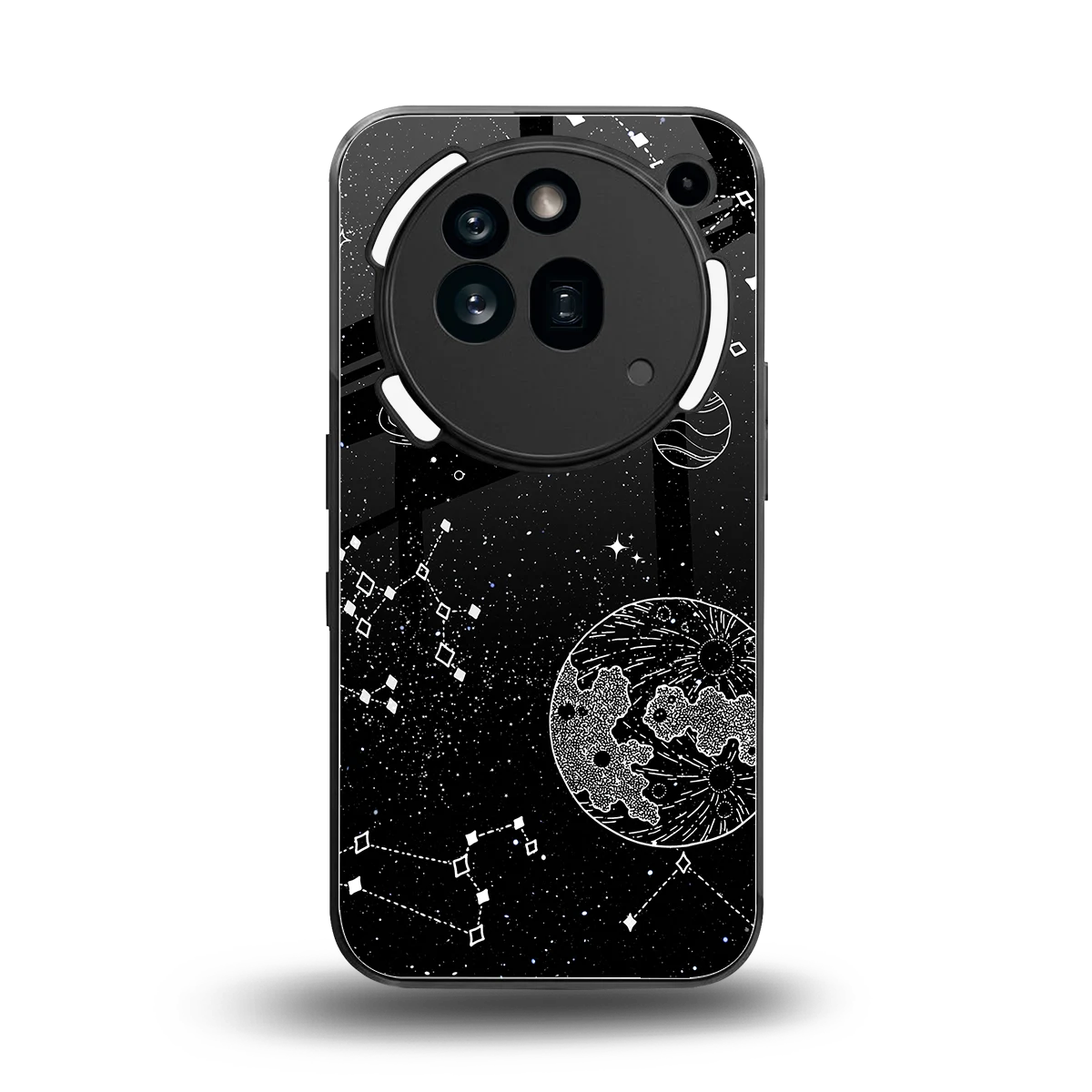 Stellar Voyage back phone cover | glass case for nothing phone 3a pro