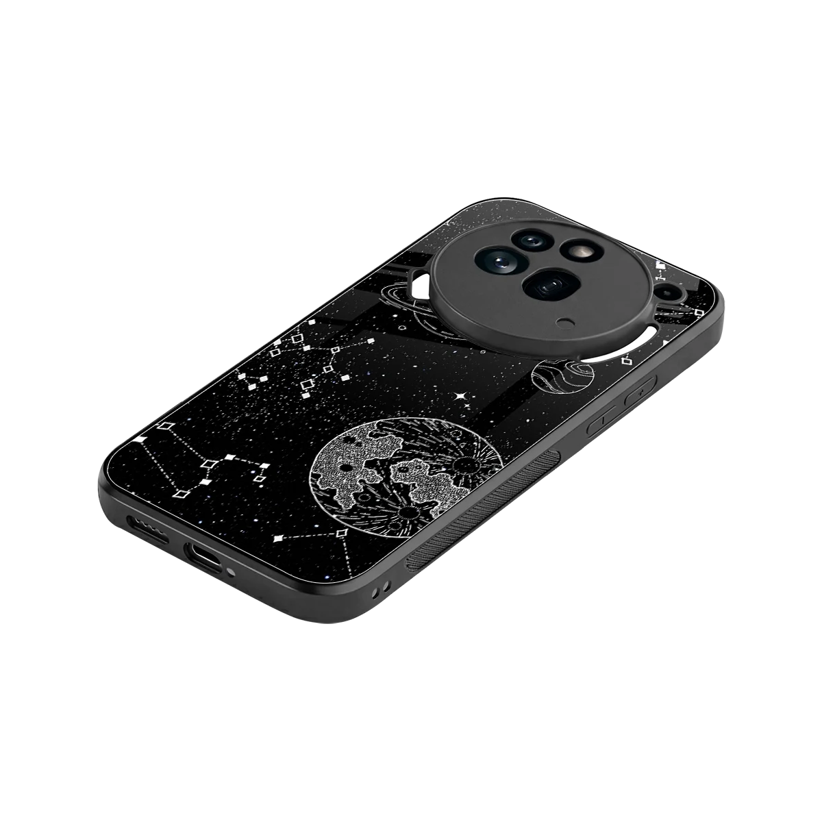 Stellar Voyage stylish phone case for nothing phone 3a pro | glossy glass and slim fit