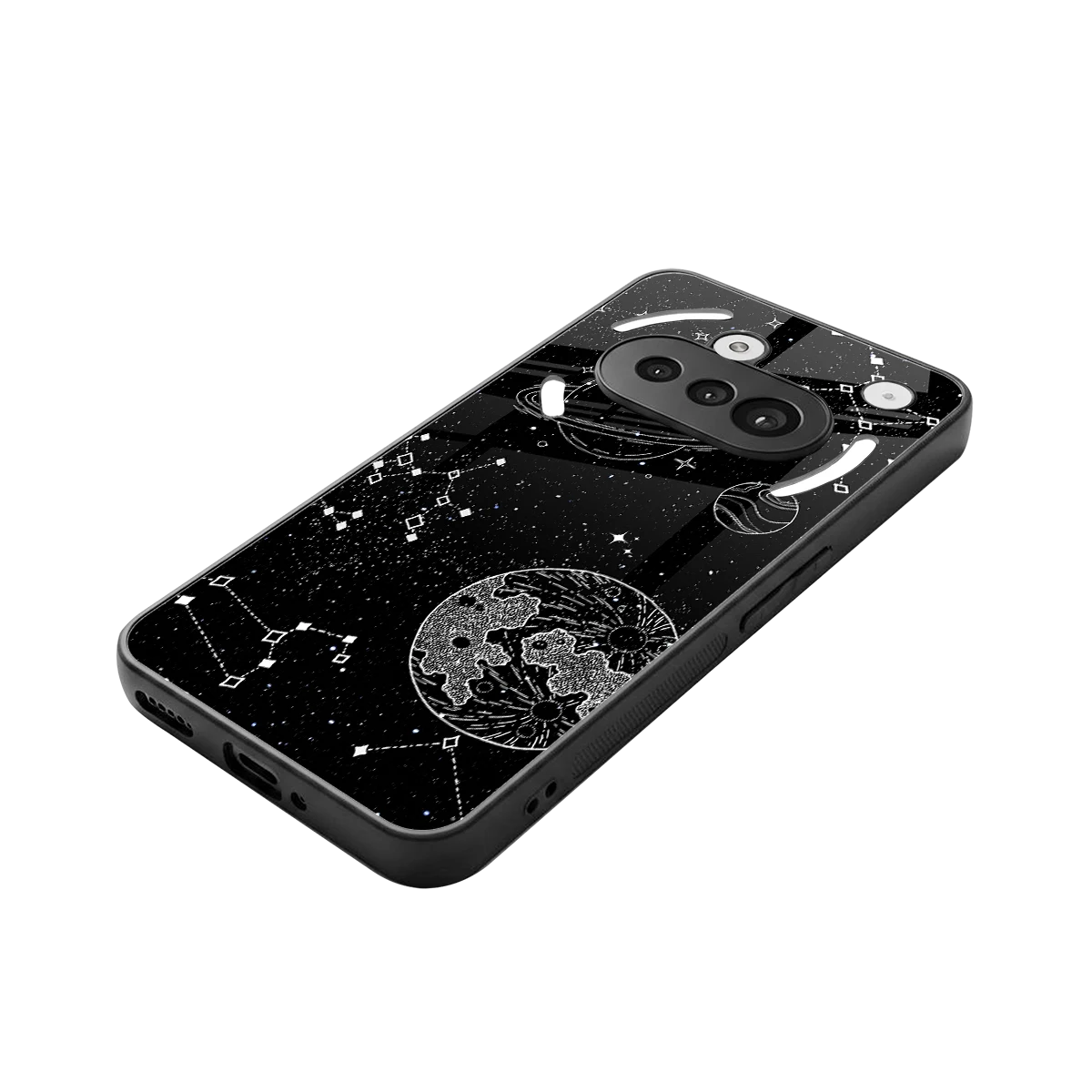 Stellar Voyage stylish phone case for nothing phone 3a | glossy glass and slim fit