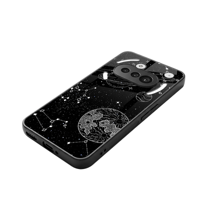 Stellar Voyage stylish phone case for nothing phone 3a | glossy glass and slim fit