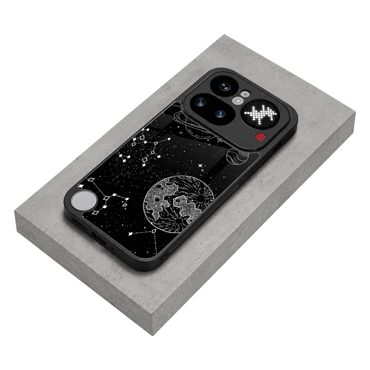 Stellar Voyage stylish phone case for nothing phone 4a pro | glossy glass and slim fit