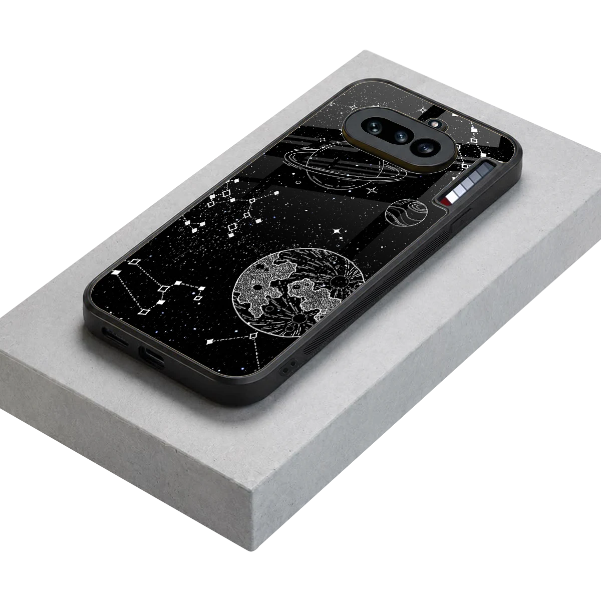 Stellar Voyage stylish phone case for nothing phone 4a | glossy glass and slim fit