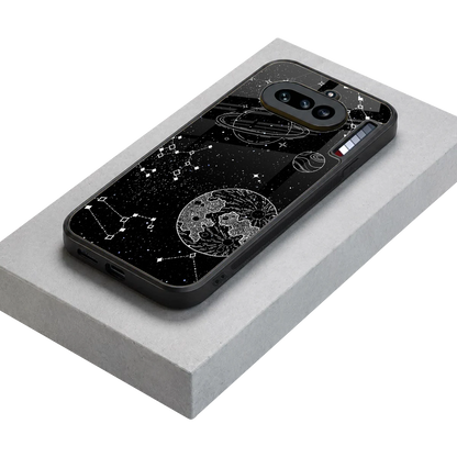 Stellar Voyage stylish phone case for nothing phone 4a | glossy glass and slim fit