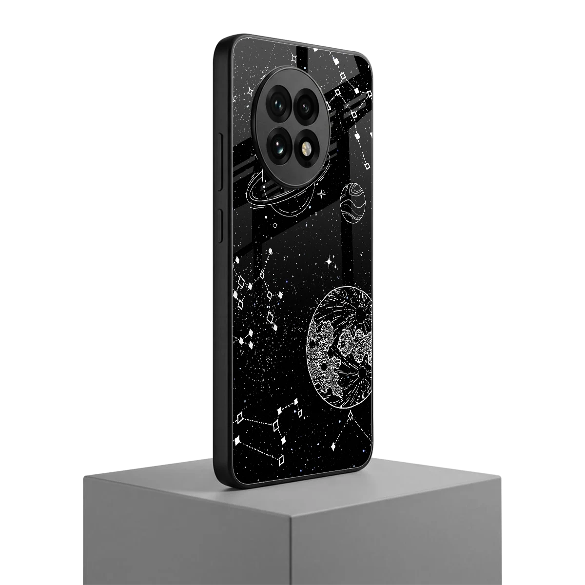 Stellar Voyage oneplus 13r mobile cover | shockproof glass phone case