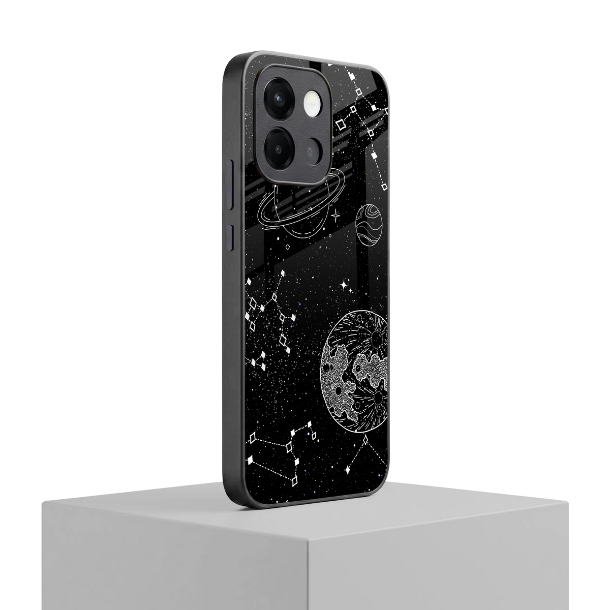 Stellar Voyage oneplus 13s mobile cover | shockproof glass phone case