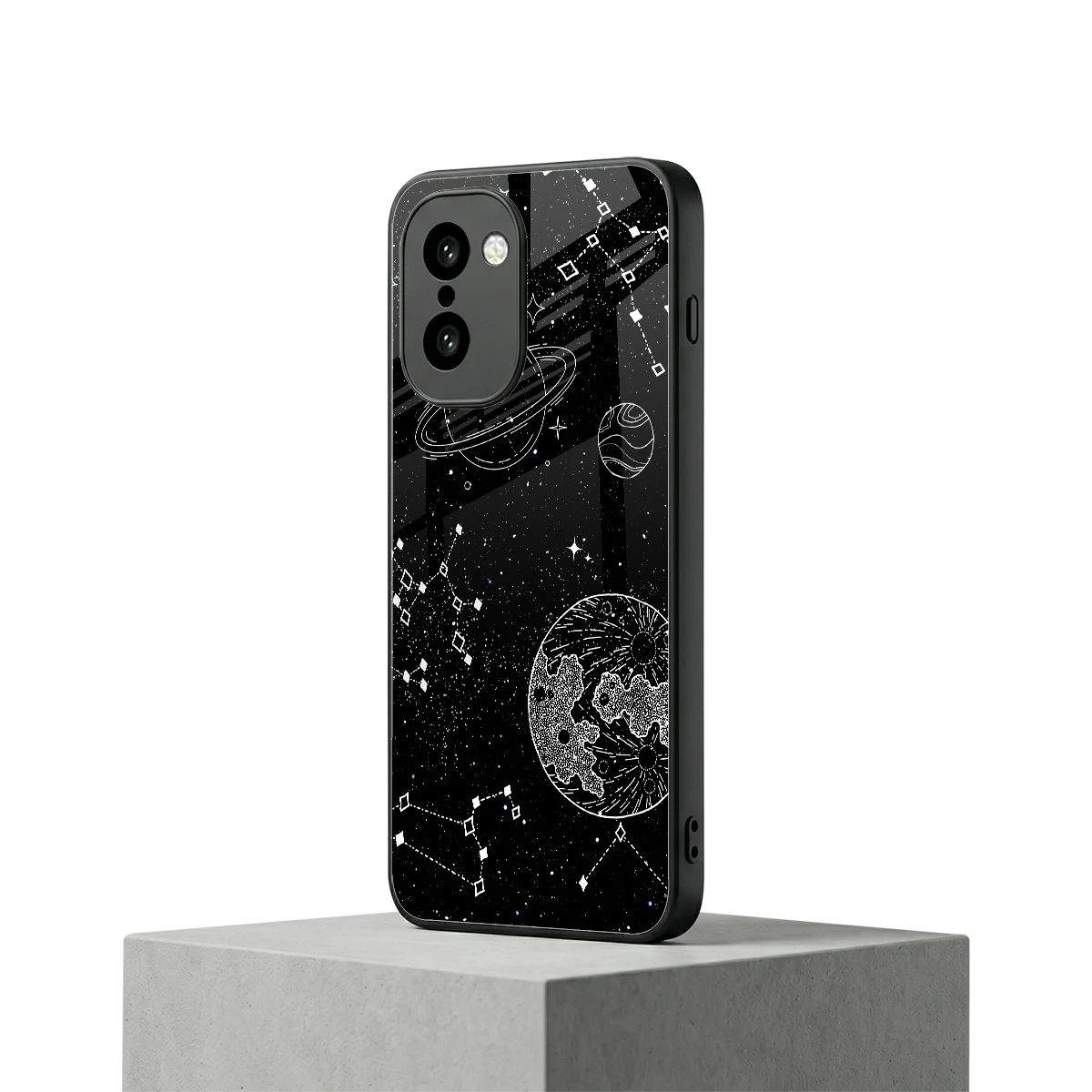 Stellar Voyage oneplus 15r mobile cover | shockproof glass phone case