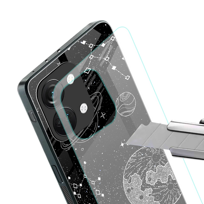 Stellar Voyage stylish phone case for oneplus nord 3 | glossy glass and slim fit