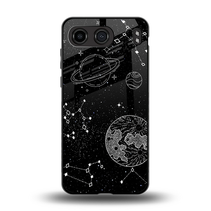 Stellar Voyage back phone cover | glass case for oneplus nord 4