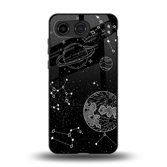 Stellar Voyage back phone cover | glass case for oneplus nord 4