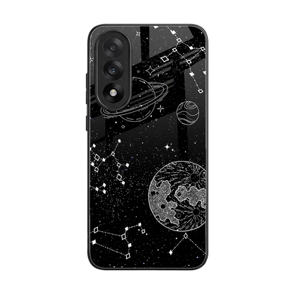 Stellar Voyage back phone cover | glass case for oneplus nord 5