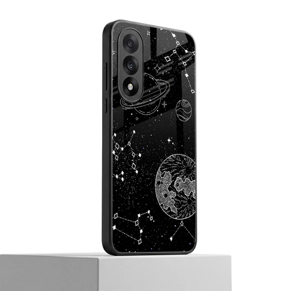 Stellar Voyage oneplus nord 5 mobile cover | shockproof glass phone case