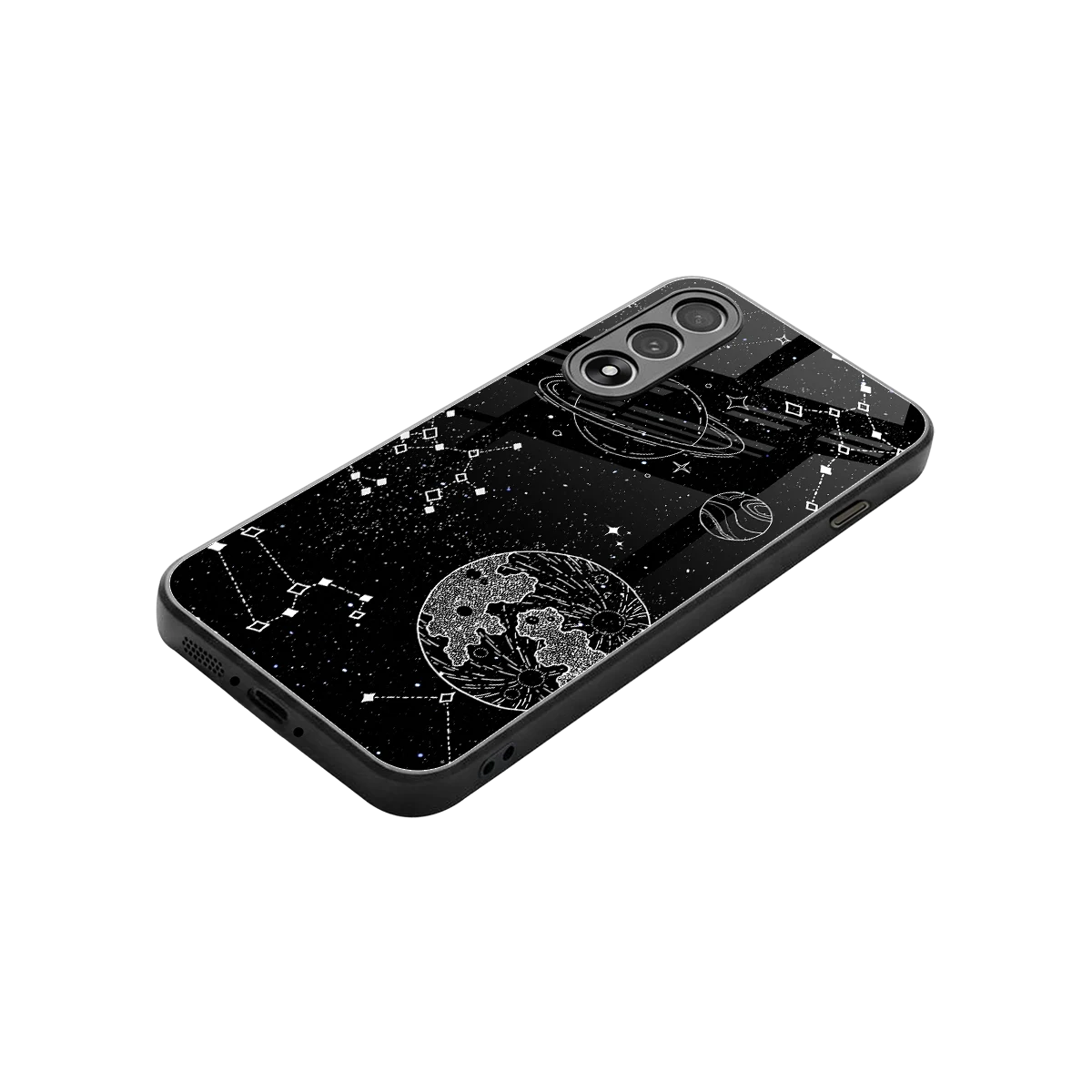Stellar Voyage stylish phone case for oneplus nord 5 | glossy glass and slim fit