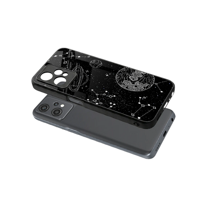 Stellar Voyage sleek oneplus nord ce 2 lite cover with tempered glass back and TPU edges