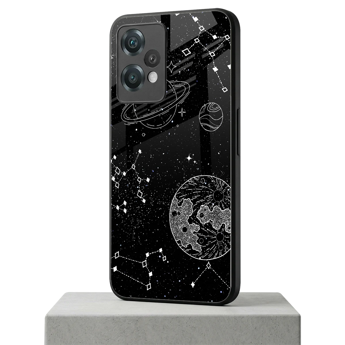 Stellar Voyage oneplus nord ce 2 lite mobile cover | shockproof glass phone case