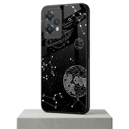 Stellar Voyage oneplus nord ce 2 lite mobile cover | shockproof glass phone case